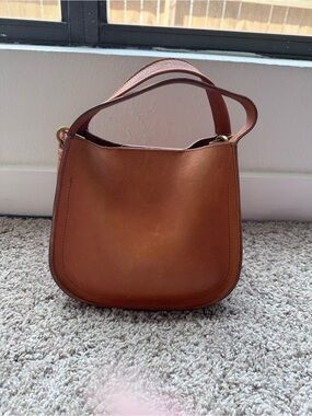 Madewell Leather Saddle Bag in Brown